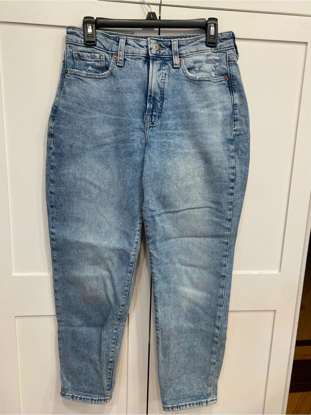 Old Navy Jeans Womens Sz 8 OG Straight High Rise Secret Slim Pockets Stretch